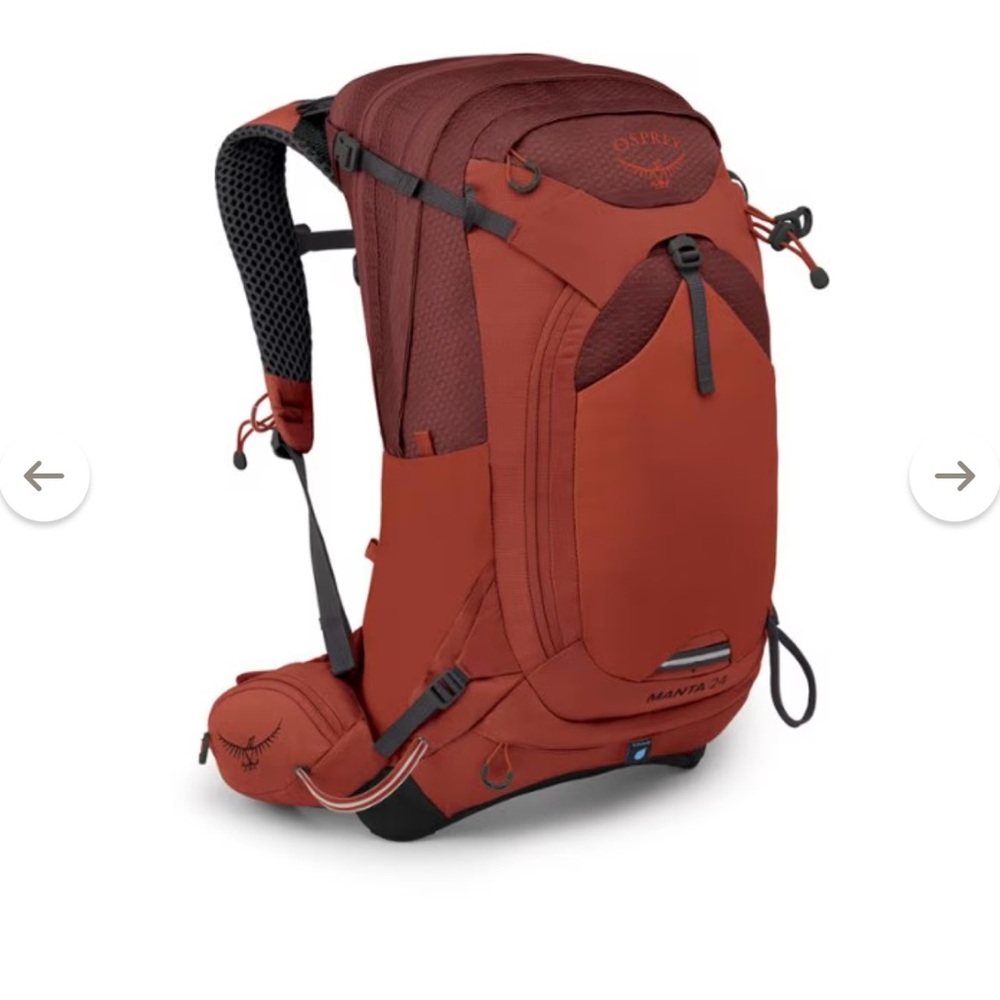 Osprey Manta 24 Orange Hiking Backpack Durable Outdoor Gear